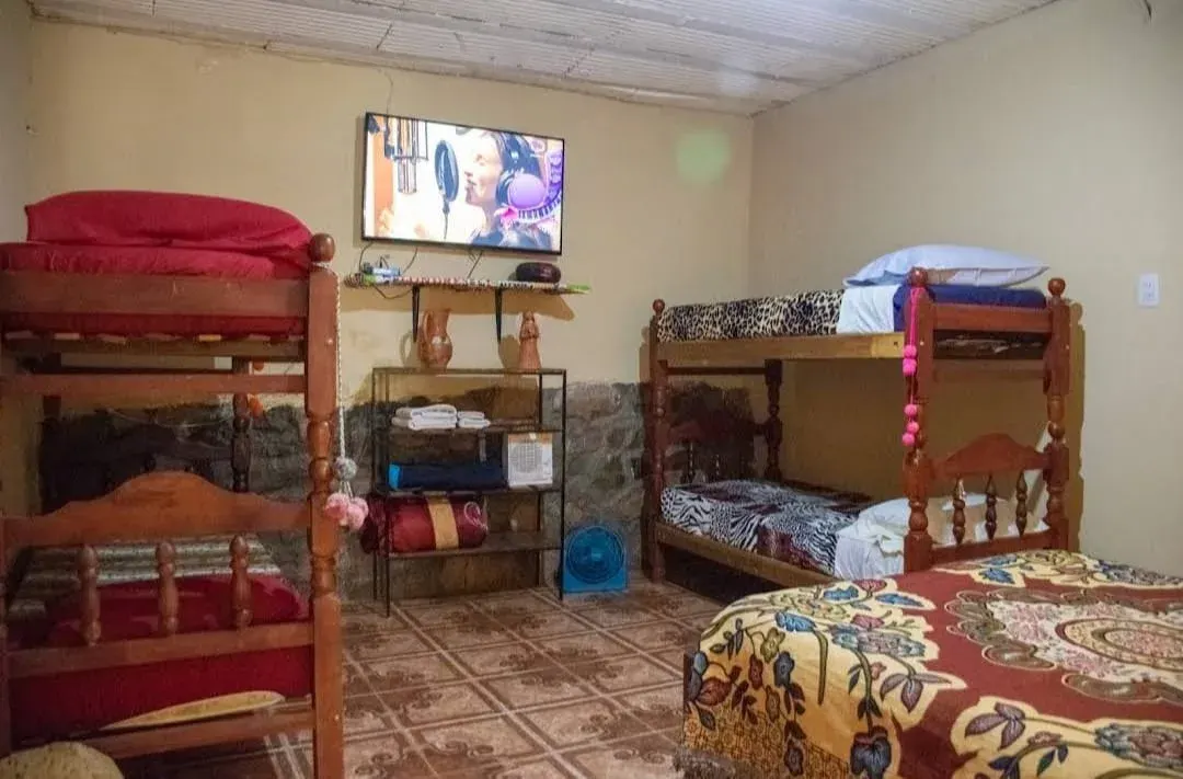 Departamento Inti — baño privado con agua caliente